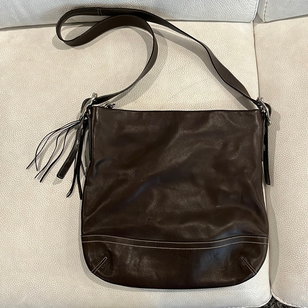 Leather crossbody